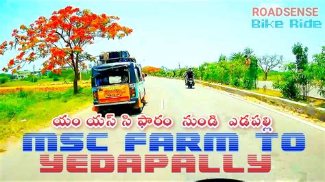 MSC Farm To Yedapally NH 63 Nizamabad To Bodhan Road Satapur Gate