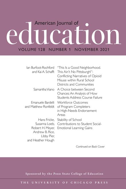 American Journal of Education | Vol 130, No 2