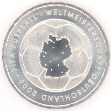 Deutschland 10 Euro 2003 bfr Fußball WM A Berlin eurofischer