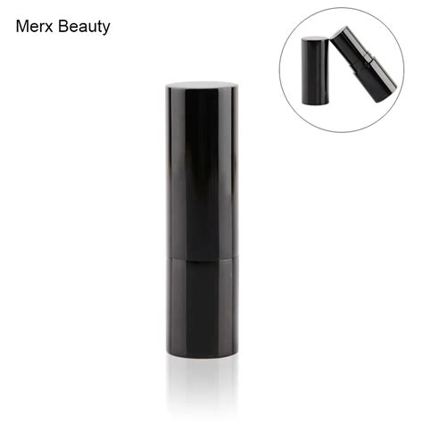 5 50pcs 3 5g 12 1mm Black Aluminum Lipstick Tube Empty Round Lip Stick Case Lip Balm Container