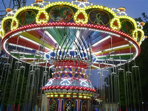 Chain Carousel The Park Rides Amusement Park Equipment Supplier Jinshan