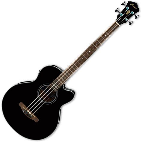 Ibanez Aeb8e Electro Acoustic Bass Black Rich Tone Music