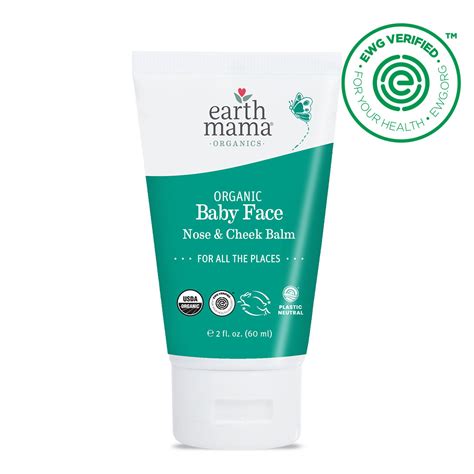 Organic Baby Face Nose And Cheek Balm Ewg Verified Earth Mama®