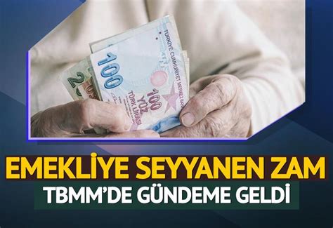 Son dakika Emekliler için seyyanen 11 bin lira zam önerisi TBMM de