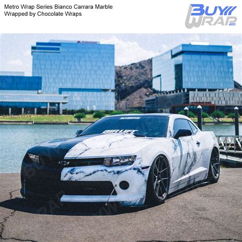 Metro Wrap Series Bianco Carrara Marble Car Wrap Film