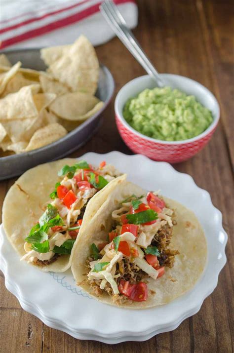 Pulled Pork Tacos With Chipotle Slaw Lifes Ambrosia