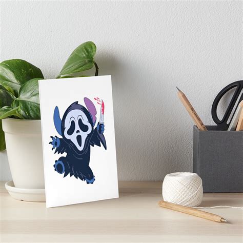 "Scream Ghostface Cute" Art Board Print for Sale by ClothingTX | Redbubble