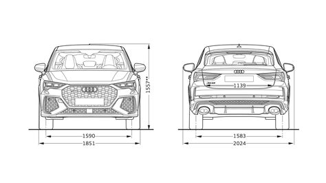 Dimensions Audi Rs Q Sportback Q Audi France