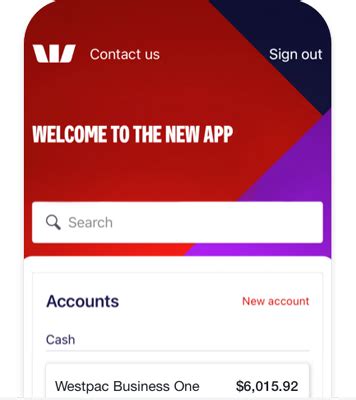 Business App Update Welcome Westpac