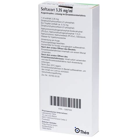 Softacort® 3,35 mg/ml 30x0,4 ml mit dem E-Rezept kaufen - Shop Apotheke