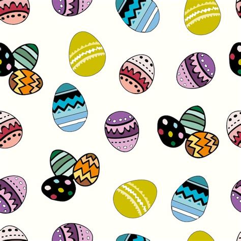 Premium Vector Happy Easter Seamless Pattern