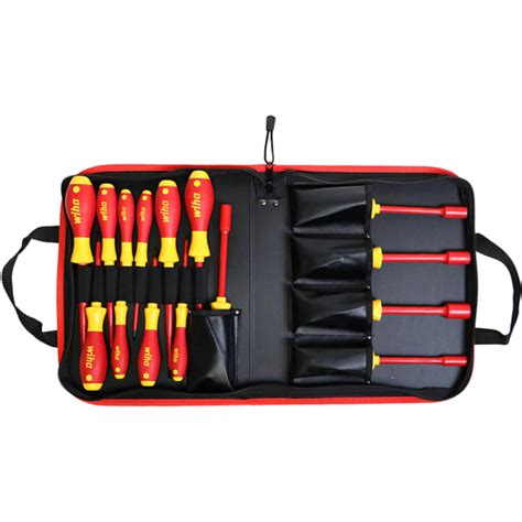 Wiha Tools 32190 Screwdriver Set Insulated Slotted Philips Inch