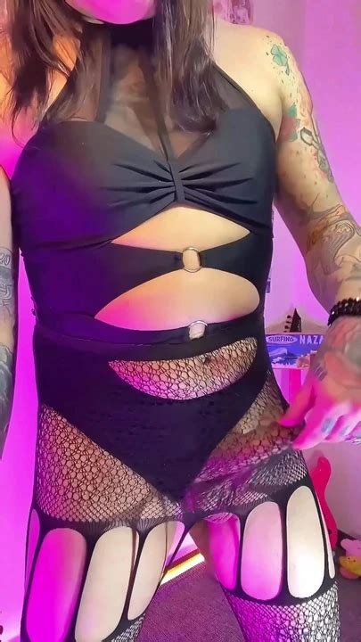 Trans Girl Emma Ink Masturbates With Her Big Cock Shemale Porn Feat