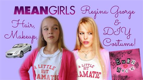 Mean Girls Regina George Makeup Hair And Diy Halloween Costume Youtube