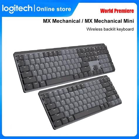 Logitech MX Mecânico Mini Teclado Sem Fio para Jogos Bluetooth Fit