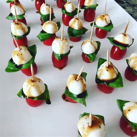 Tomato Basil Mozzarella Skewers | Recipes Ambrosial