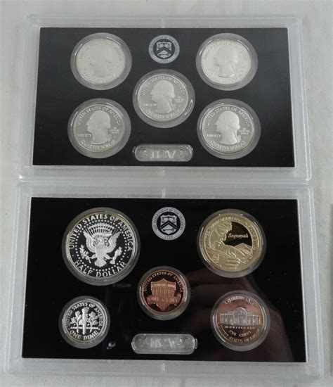 S Silver Proof Set Us Mint Coins Silver W Box Coa Ebay