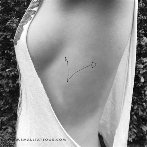 Pisces Constellation Temporary Tattoo (Set of 3) | Pisces constellation ...