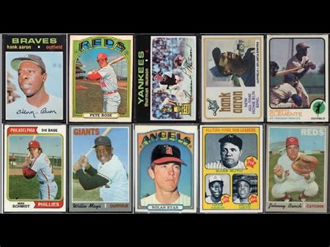 The 20 Most Valuable Topps Baseball Cards From 1970-1974 - oggsync.com