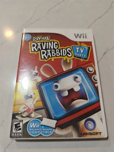 RAYMAN RAVING RABBIDS TV Party Nintendo Wii 2008 9 25 PicClick UK