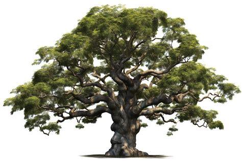 Premium Photo Big Tree Isolated On White Background