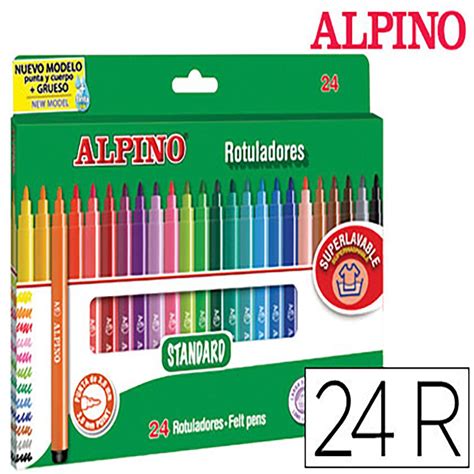 Rotulador Alpino Standard Caja De Colores Surtidos