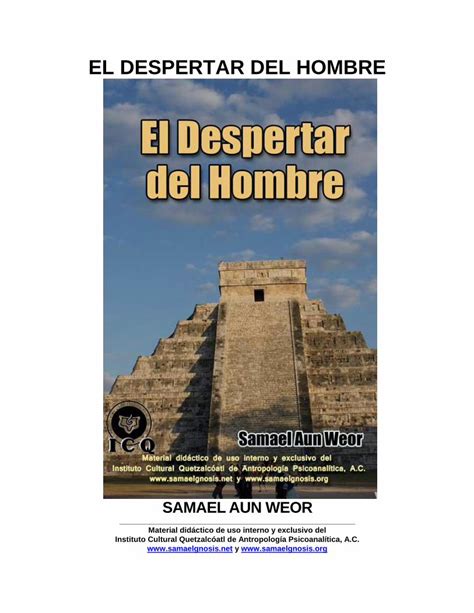 PDF El Despertar del Hombre PDF fileEn este pequeño libro se