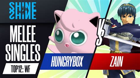 Hungrybox Vs Zain Melee Singles Top Winners Final Shine