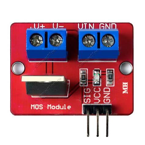 Модуль с mosfet-транзистором IRF520 купить в интернет-магазине ...