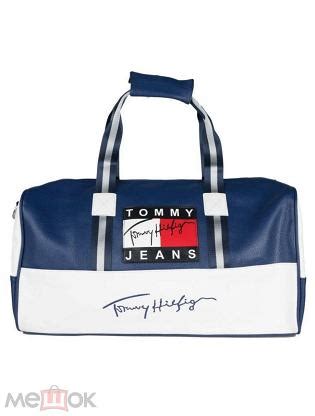 Сумка дорожная/спортивная. Эко кожа. Tommy Hilfiger. Размер 50х25х25 см ...