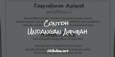 Contoh Kata Kata Untuk Undangan Aqiqah Kata2 Undangan Aqiqah Thru Bbm Yuksel Sethwi Contoh