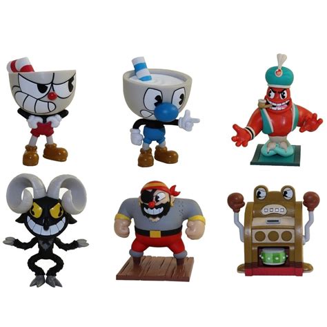 Funko Mystery Minis Vinyl Figures Cuphead Set Of 6 Base Figures