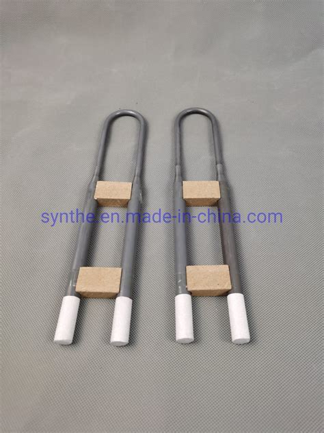 High Temperature U Type Mosi Heating Element For Electric Furnace Kiln