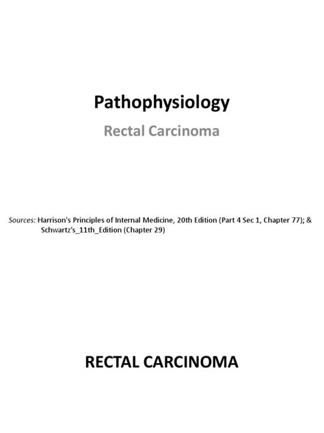 Pathophysiology Rectal Carcinoma Pdf Colorectal Cancer Pten Gene