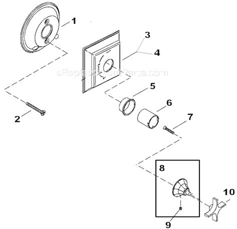 Kohler K-T463-3S Shower Valve OEM Replacement Parts From ...