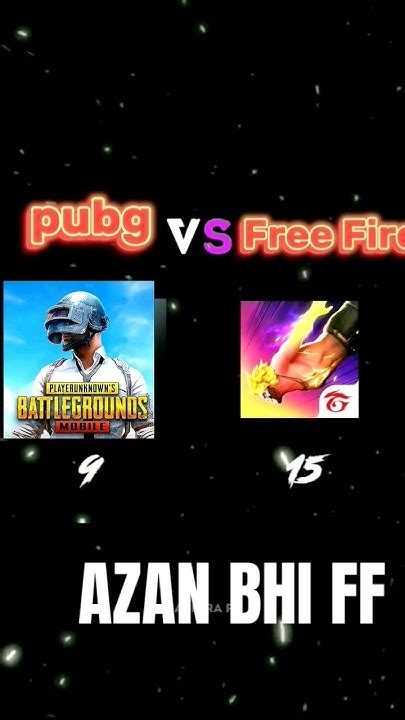 Free Fire Vs Pubg Mobile Viral Pubg Freefire Views Foryou Youtube