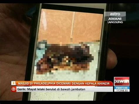 Masjid Di Philadelphia Dicemari Dengan Kepala Khinzir Video Dailymotion