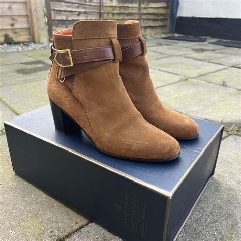 Fairfax and Favour Kensington Boot Tan Size 6 Worn... - Depop