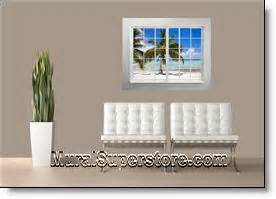 Palm Beach Window Wall Mural