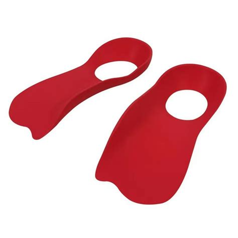 1 Pair Flatfoot Orthopedic Heel Insoles Arch Support Insoles with Hole ...