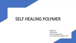 PPT - Self-healing materials PowerPoint Presentation, free download ...