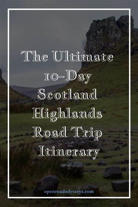 The Ultimate 10-Day Scotland Highlands Road Trip Itinerary (2024)