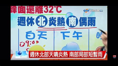 2022 06 16中視新聞全球報導 氣象時間 Youtube