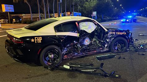 Alleged Drunk Driver Crashes Into Fhp Patrol Car