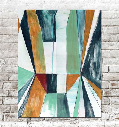 Abstract Print Giclee Art Print Block Art Geometric Abstract Art