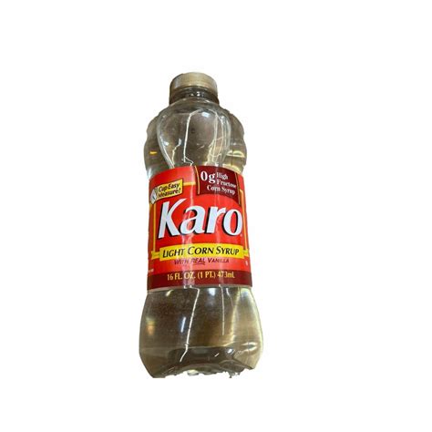 Karo Light Corn Syrup With Real Vanilla 16 Fl Oz Shelhealth