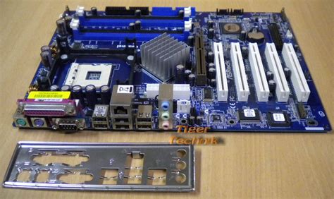 ASRock P4V88 Rev1.10 Mainboard +Blende Sockel 478