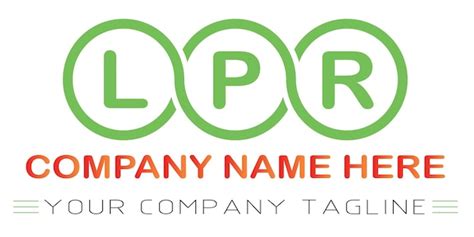Premium Vector | Lpr letter logo design