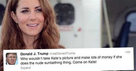 Kate Middleton Closer Topless Pictures Tycoon Donald Trump Blames