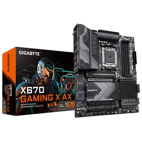 Материнская плата GIGABYTE X670 GAMING X AX, AM5, AMD X670, ATX ...